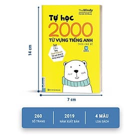 Tự Học 2000 Từ Vựng Tiếng Anh Theo Chủ Đề Phiên Bản Khổ Nhỏ Dành Cho Người Học Căn Bản - Học Kèm App Online - The Windy