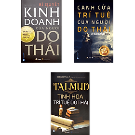 Combo 3 Cuốn Talmud Tinh Hoa Trí Tuệ Do Thái + Cánh Cửa Trí Tuệ Của Người Do Thái + Bí Quyết Kinh Doanh Của Người Do Thái - Vanlangbooks - Văn