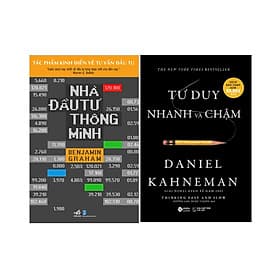 Combo Nhà Đầu Tư Thông Minh + Tư Duy Nhanh Và Chậm ( Bìa Cứng ) - Minh Thông