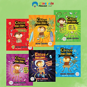 Combo Chico Bon Bon - Chú Khỉ Có Chiếc Đai Vạn Năng: Nhiệm Vụ Không Gian + Chuyện Tai Quái Ngoài Bờ + Bí Ẩn Trường Học + Điệp Vụ Truy Tìm Tiếng Ồn + Thợ Máy Thiện Nghệ Chico + Vụ Bánh Nướng Náo Loạn - Bi Chu