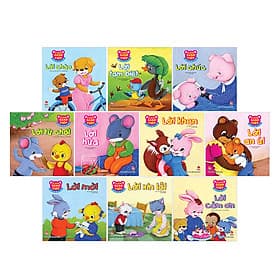 Combo Kĩ Năng Giao Tiếp - Dành Cho Bé 2-6 Tuổi (Trọn Bộ 10 cuốn) - Hiếu Minh