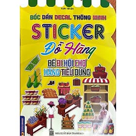 Bóc Dán Decal Thông Minh Sticker Đồ Hàng Bé Đi Hội Chợ Hàng Tiêu Dùng - HA - Di Di