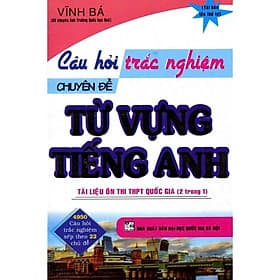 Câu Hỏi Trắc Nghiệm Chuyên Đề - Từ Vựng Tiếng Anh - Hồng Ân - An