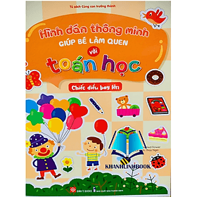 Sách Hình dán thông minh giúp bé làm quen với toán học - chiếc diều bay lên - Minh Thông