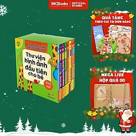 Thư Viện Hình Ảnh Đầu Tiên Cho Bé - Song Ngữ Việt Nam - Combo Hộp 8 Cuốn - Tập 1 - MCBooks - Việt Thư