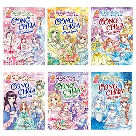 Sách Túi Tô Màu Công Chúa (6 Cuốn) - Minh Minh