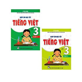 Giúp Em Học Tốt Tiếng Việt Lớp 3 - Combo 2 Tập - Dùng Kèm SGK Cánh Diều - Hồng Ân - Việt Dung