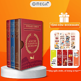 (Boxset trọn bộ 3 tập – Bìa giả da nghệ thuật, áo ôm) SỰ SUY TÀN VÀ SỤP ĐỔ CỦA ĐẾ CHẾ LA MÃ - Edward Gibbon - Thanh Khê dịch – Omegaplus - ED