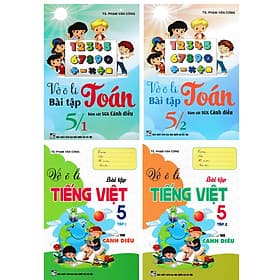 Combo Vở Ô Li Bài Tập Toán + Tiếng Việt 5 (Bám Sát SGK Cánh Diều) (HA) - An Vi