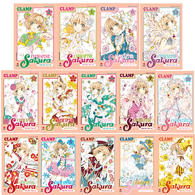 Combo Truyện Card Captor Sakura - Thẻ Bài Pha Lê ( Trọn Bộ 16 Tập) - The Sakura