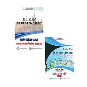 Combo Bí Kíp Làm Bài Thi Trắc Nghiệm Môn Tiếng Anh THPT Quốc Gia + Tuyển Tập Đề Thi Môn Tiếng Anh THPT Quốc Gia Từ Năm 2017 Đến Năm 2022 - Đáp Án Kèm Lời Giải Chi Tiết (Tập 1) _HERO - 