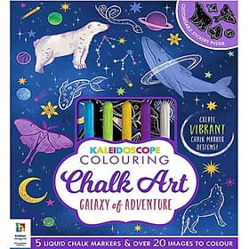 Kaleidoscope Colouring: Chalk Art – Galaxy of Adventure - Nam Phương