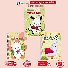 Sách Số tay Takenote lớp 4: Toán + Tiếng Việt 4-5 + Tiếng Anh 3-12 - Việt An