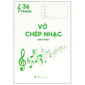 Vở Chép Nhạc - 36 Trang - Hú
