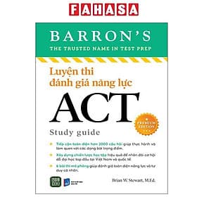 Luyện Thi Đánh Giá Năng Lực - ACT Study Guide - Premium Edition - ED