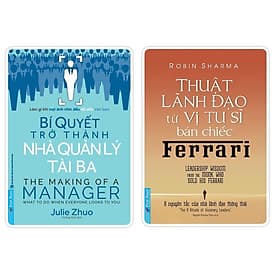 Combo Bí Quyết Trở Thành Nhà Quản Lý Tài Ba + Thuật Lãnh Đạo Từ Vị Tu Sĩ Bán Chiếc Ferrari - Bản Quyền - Việt Chi