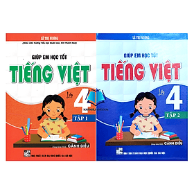 Combo Giúp Em Học Tốt Tiếng Việt Lớp 4 - Tập 1 + 2 (Dùng Kèm SGK Cánh Diều) - Việt Dung