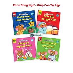 Bộ Ehon Song Ngữ Anh Việt- Chuột Ben Tô bé nhỏ - Rèn Luyện Tính Tự Lập Cho Trẻ 0 - 6 Tuổi ( Bộ 4 cuốn) - Việt An
