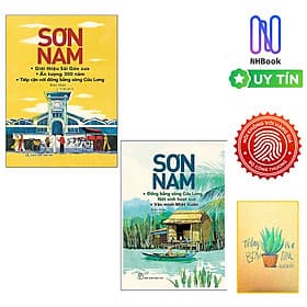 Combo Sơn Nam- Giới Thiệu Sài Gòn Xưa, Ấn Tượng 300 Năm, Tiếp Cận Với Đồng Bằng Sông Cửu Long Và ĐBSCL - Nét Sinh Hoạt Xưa, Văn Minh Miệt Vườn( Tặng sổ tay) - 