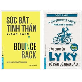 Combo Sức bật tinh thần + Câu chuyện ly kỳ từ cậu bé giao báo - Bản Quyền - Lý Gia