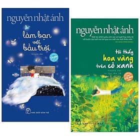 Combo Sách Bán Chạy Nhất Của Nguyễn Nhật Ánh: Tôi Thấy Hoa Vàng Trên Cỏ Xanh + Làm Bạn Với Bầu Trời (Bản Đặc Biệt Kèm Postcard Nhí Nhảnh + Khung Ảnh Bắt Mắt) - Văn