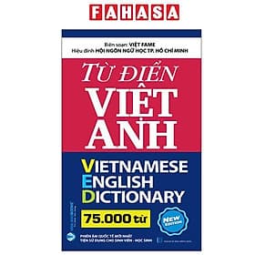 Từ Điển Việt Anh 75000 Từ - Việt Anh