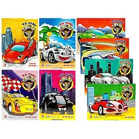 Bộ Sách Tô Màu Siêu Xe