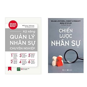 Combo 2 cuốn : Kỹ Năng Quản Lý Nhân Sự Chuyên Nghiệp + Chiến Lược Nhân Sự - Lý Nhĩ