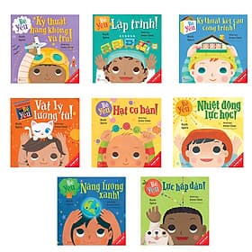 Combo 8 cuốn sách tranh song ngữ Bé yêu khoa học - Khoa