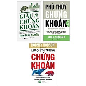 Combo Bộ 3 Cuốn Sách Kiếm Tiền Nhanh Chóng Từ Sàn Chứng Khoán: Giàu Từ Chứng Khoán + Phù Thủy Sàn Chứng Khoán (Thế Hệ Mới) + Làm Chủ Thị Trường Chứng Khoán - Lâm Hà