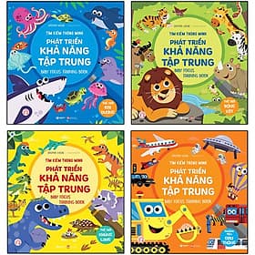 Combo 4 Cuốn: Tìm Kiếm Thông Minh - Phát Triển Khả Năng Tập Trung - Vizibook