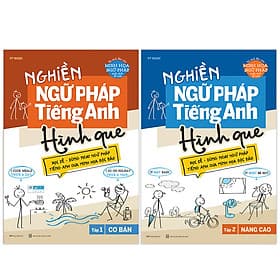 Combo Nghiền Ngữ Pháp Tiếng Anh Hình Que (Cơ Bản Và Nâng Cao) - Vy Ngọc