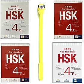Combo Giáo Trình Chuẩn HSK 4 Bài Học và Giáo Trình Chuẩn HSK 4 Bài Tập ( Tặng Kèm Viết ) - Nhân Trí Việt