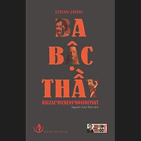 (Tiểu luận văn chương của Stefan Zweig) BA BẬC THẦY - BALZAC - DICKENS – DOSTOEVSKY - Nguyễn Tuấn Bình dịch – BÌNH BOOK – NXB Tri Thức (bìa mềm) - 
