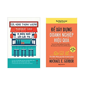 Combo 2 Cuốn Khỏi Nghiệp: Cửa Hàng Thịnh Vượng - 3 Món Nhỏ, Lời Lãi To + Để Xây Dựng Doanh Nghiệp Hiệu Quả
