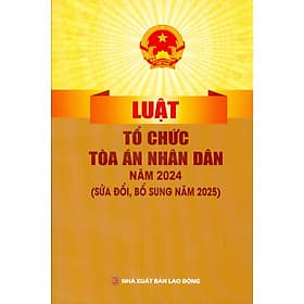 Luật Tổ Chức Toà Án Nhân Dân Năm 2024 (Sửa Đổi, Bổ Sung Năm 2025) - An Nam