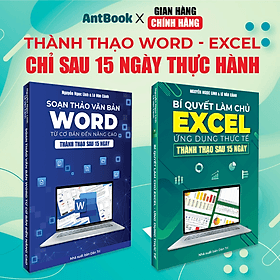 Sách Word - Excel Bộ 2 Cuốn Tin Học Văn Phòng Cho Người Đi Làm Từ Cơ Bản Đến Nâng Cao Có Tặng Kèm Video Hướng Dẫn - 