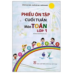 Phiếu Ôn Tập Cuối Tuần Môn Toán Lớp 1 (Bộ Sách Chân Trời Sáng Tạo) - Chà