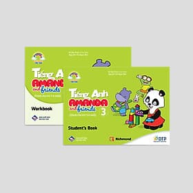 Bộ sản phẩm Tiếng Anh Amanda and Friends 3 - Student's book & Workbook (sách bài học và bài tập) - ED