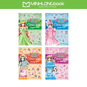 Sách: Combo Dán Giấy Công Chúa (4 Cuốn) - Đan Long
