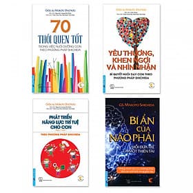 Combo 4 cuốn Dạy con theo Phương pháp SHICHIDA - Phương Phương