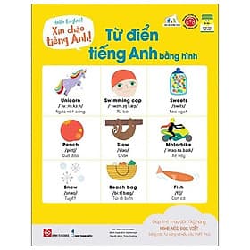 Sách Hello English! - Xin Chào Tiếng Anh!- Từ Điển Tiếng Anh Bằng Hình - Chà