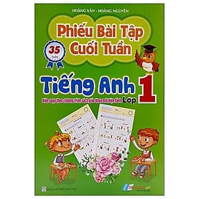 Phiếu Bài Tập Cuối Tuần - Tiếng Anh Lớp 1 (Biên Soạn Theo SGK Mới Hiện Hành) - Theo Theobald