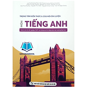Trọng tâm kiến thức và câu hỏi ôn luyện môn Tiếng Anh - Tâm Anh