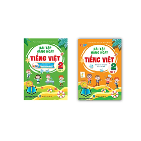 Combo Bài Tập Hằng Ngày Tiếng Việt Lớp 2 - tập 1 + 2 ( cánh diều ) - Việt An