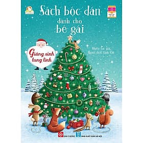 Sách Bóc Dán Dành Cho Bé Gái - Giáng Sinh Lung Linh - Gã