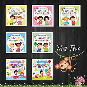 Combo 7 cuốn Dạy trẻ kỹ năng an toàn + Phát triển IQ bồi dưỡng tư duy (VT) - Việt Thư