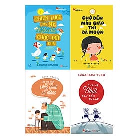 Combo Sách Cha Mẹ Nhật Nuôi Dạy Con (4 Cuốn) - Chà