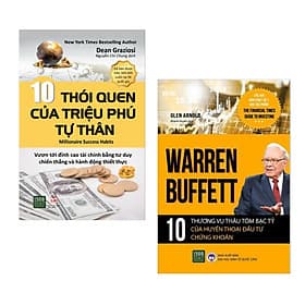 Combo: 10 Thói Quen Của Triệu Phú Tự Thân + Warren Buffett - 10 Thương Vụ Thâu Tóm Bạc Tỷ Của Huyền Thoại Đầu Tư Chứng Khoán - Hú