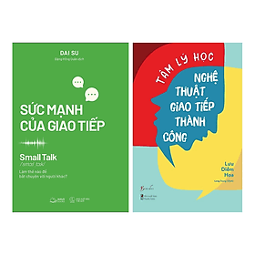 Combo 2 Cuốn: Small Talk - Sức Mạnh Của Giao Tiếp + Tâm Lý Học Nghệ Thuật Giao Tiếp Thành Công - Lý Gia